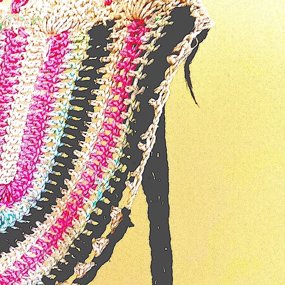 **SOLD**Handmade Crochet Bralette/Bikini Top (A-C) - Picture 5 of 6